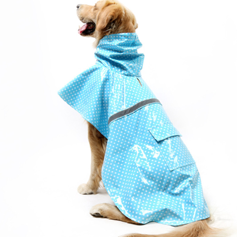 クロスボーダー専用防水雪大犬服ラブラドール大中型犬反射犬レインコートペット格好いいレインコート|undefined