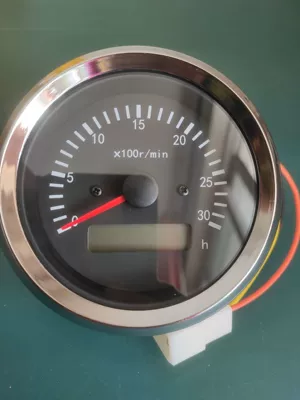 tachometer connected with speed sensor can