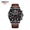 Sports waterproof swiss watch stainless steel, solid steel belt, wholesale