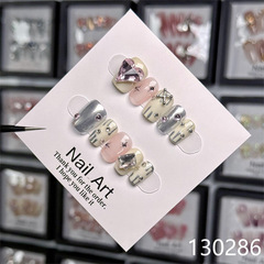 【合集批發13-9】手工甲片美甲紅色穿戴甲法式手作高級短款假指甲