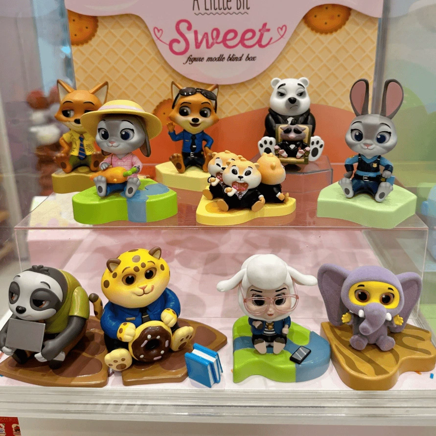 Обязательная коллекция Sweet Reliance 52TOYS Zootopia Ника и Джуди обнимающая кукла, слепая коробка, фигурка-украшение