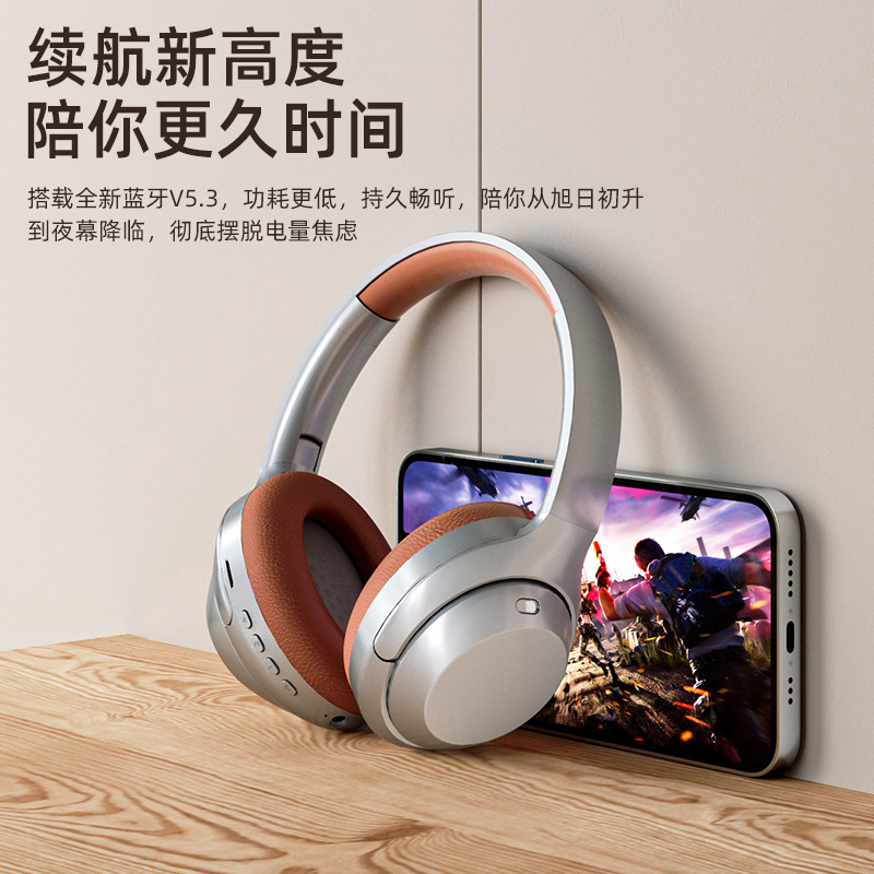新款跨境JST-35B头戴式复古风蓝牙耳机可折叠无线头戴式真立体音