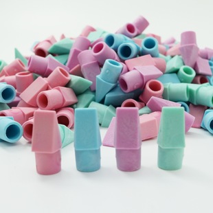 Pencil Cover Eraser Bullet Pencil Cap Student Ordinary Pencil Can Be Carry on the Removable Eraser Cover