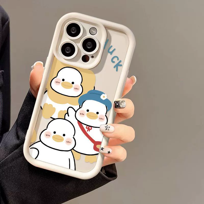 B.Duck, Apple, мультяшный чехол для iPhone 17 Pro, 17 Pro Max, 15, защита от падений