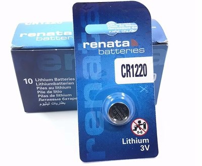 供应瑞士renata CR1220  3v 纽扣电池  1粒卡装
