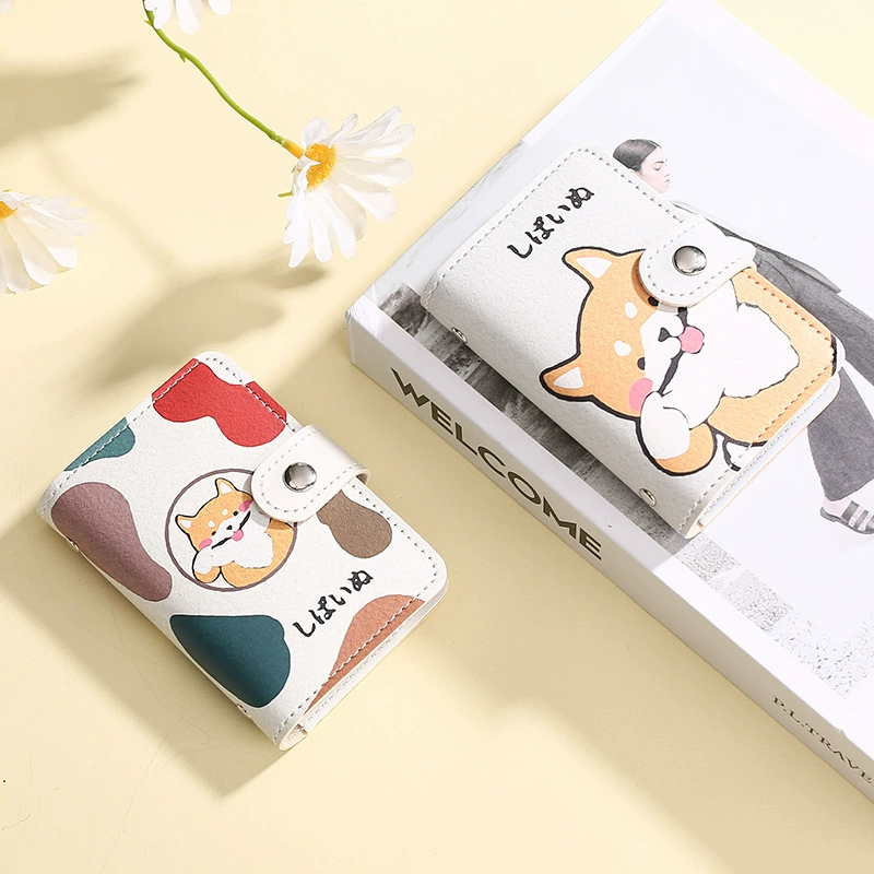 Кард-кейс-кошелек с cartoon-иллюстрацией — держатель для карт на руку/плечо, 20 карт + 2 документа, анти-магнитный