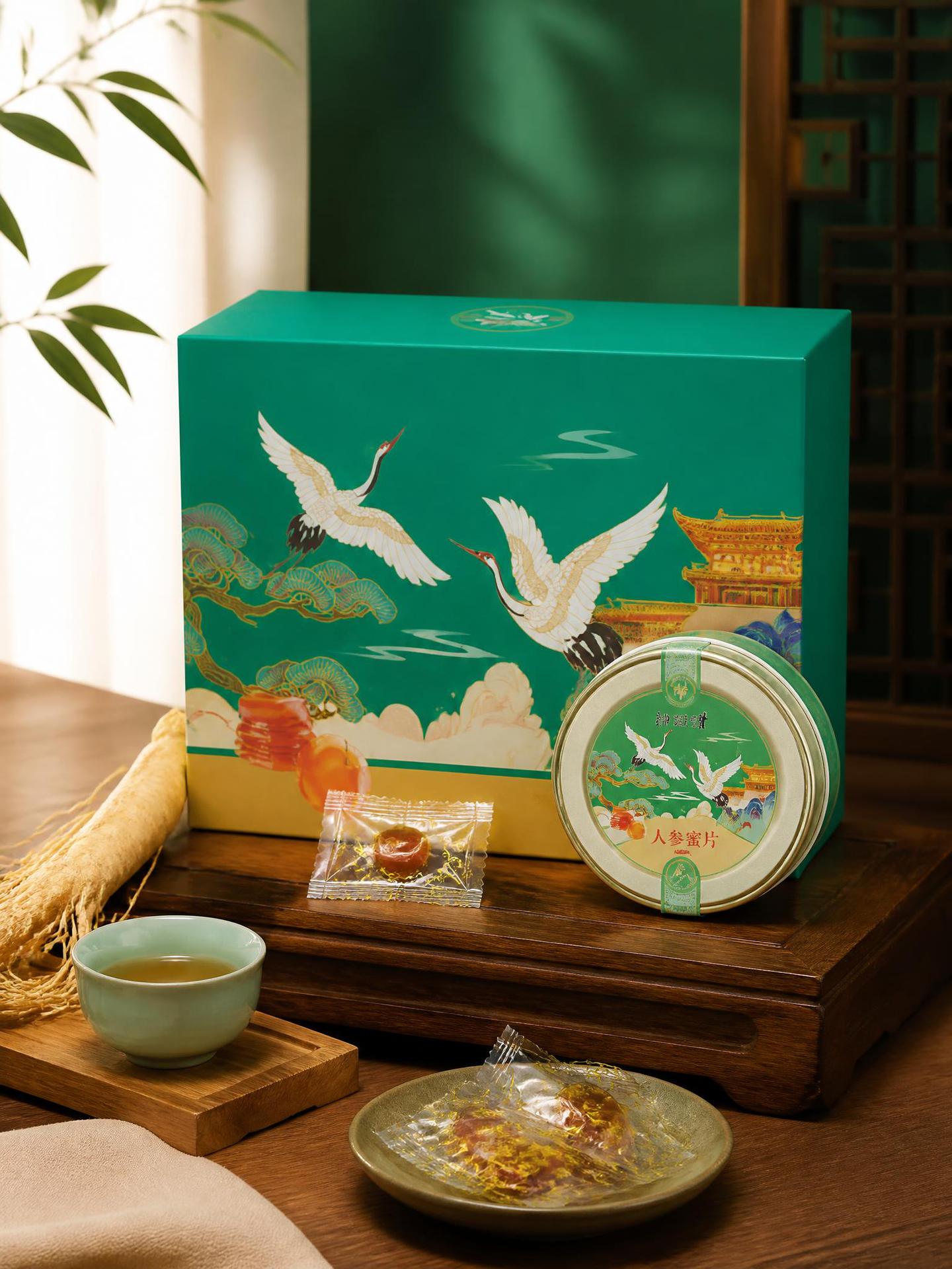 Ready to Eat Ginseng Honey Slices 50g Changbai Mountain Fresh Ginseng Slices specifications