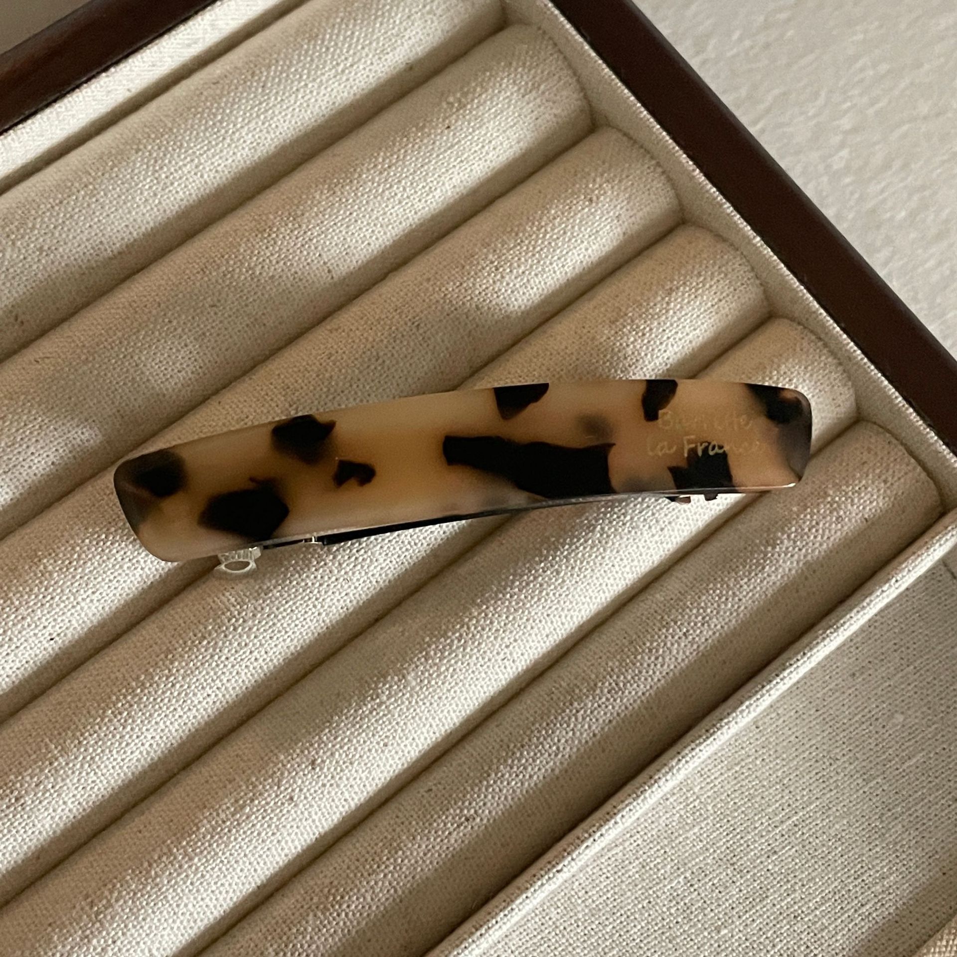 Color Block Pattern Lady Color Block Cloth Hair Clip