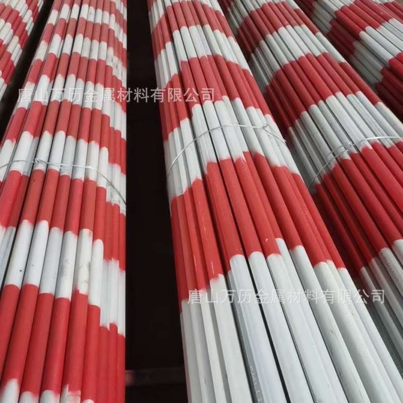 厂家销售红白漆架子管48*2*2.5*3*3.5建筑工地脚手架钢管现货批发