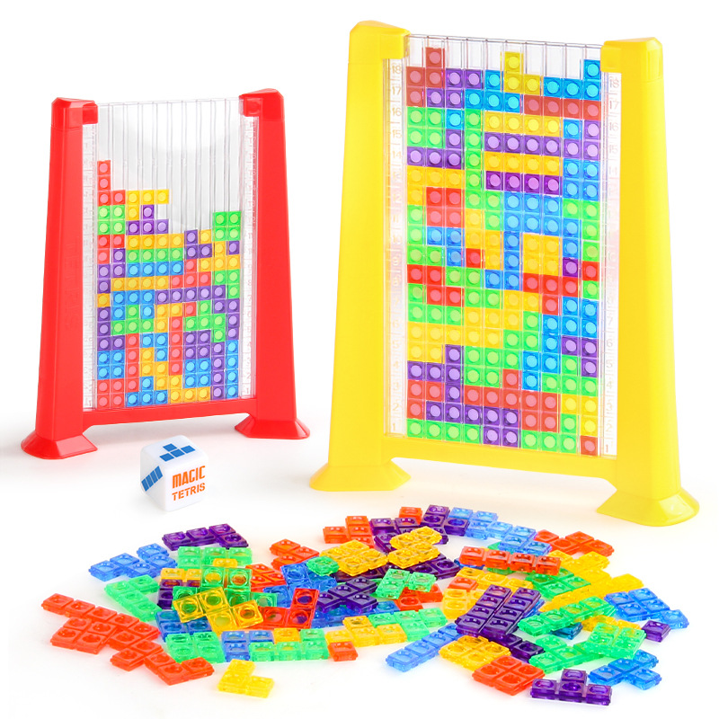 Rompecabezas transfronterizo para niños nuevos bloques de construcción intercambiables Tetris rompecabezas juego de escritorio inteligencia juguetes de despacho de aduanas image 3