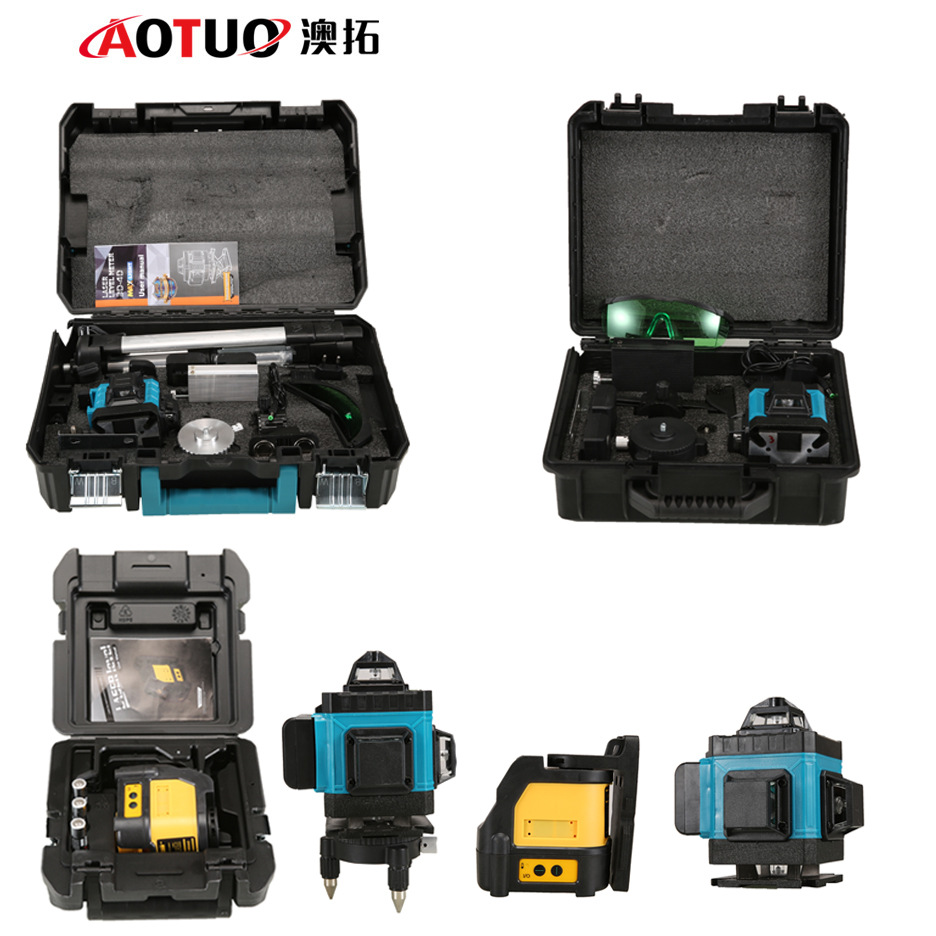 新款高精度激光水平仪 红外线平水仪绿光12线16线高精度全自动