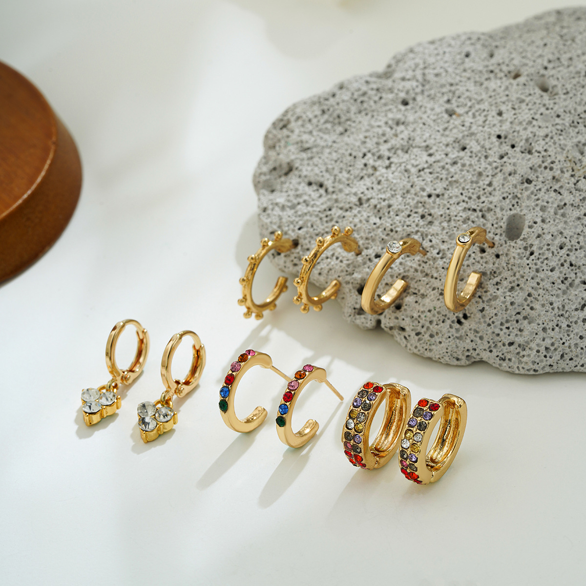 15g Weight 1 Set Classic Style Commute Geometric Zinc Alloy Drop Earrings Earrings Ear Studs