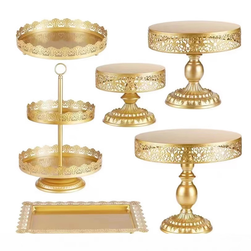 Decoración de mesa postre boda traje creativo Europeo placa pastel cumpleaños comida fría té soporte exhibición