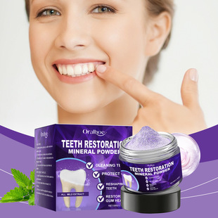 Oralhoe Tooth Powder Tooth Cleaning Enjoy Fresh Protect Tooth Enamel Anti-Moth Oral Care Tooth Powder