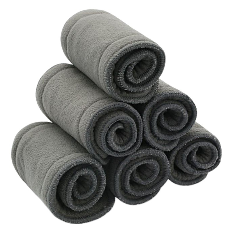Washable Bamboo Charcoal Diapers That Absorb Odors, Baby Diaper Pads, Bamboo Charcoal Pads for Newborns