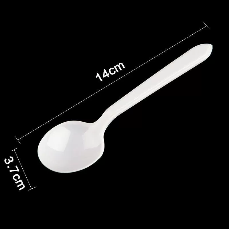 Plastic disposable pack, spoon, 40