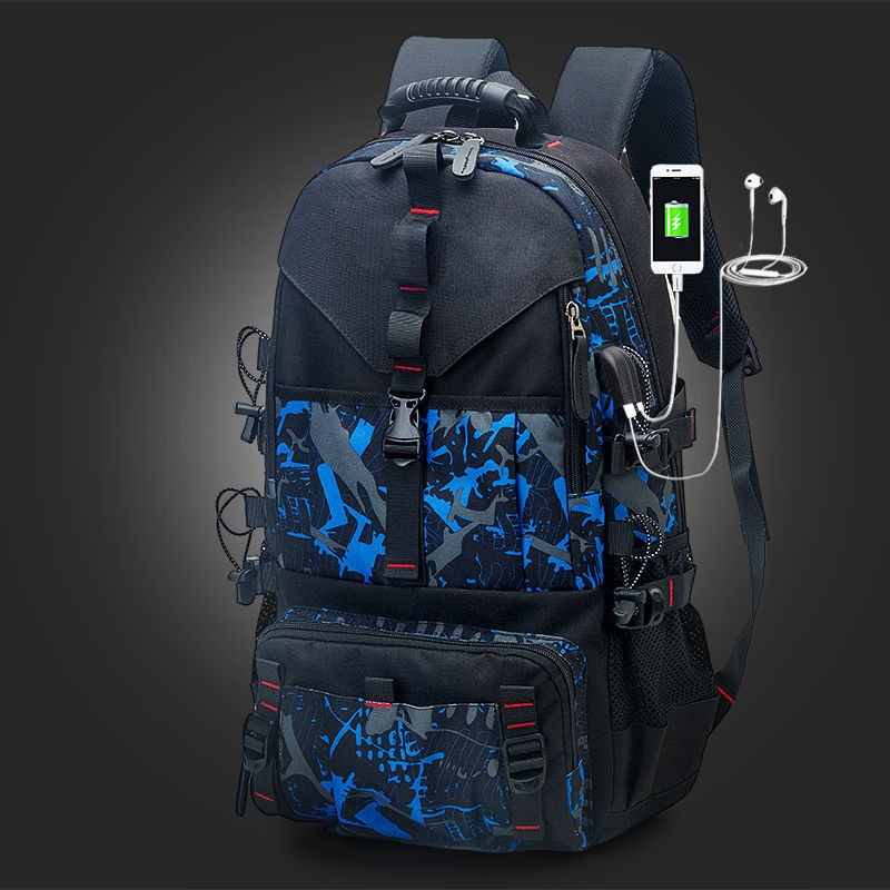 De gran Capacidad de Los Hombres mochila de viaje mochila de ocio al aire libre bolsa de equipaje bolso del alpinismo mochila impermeable