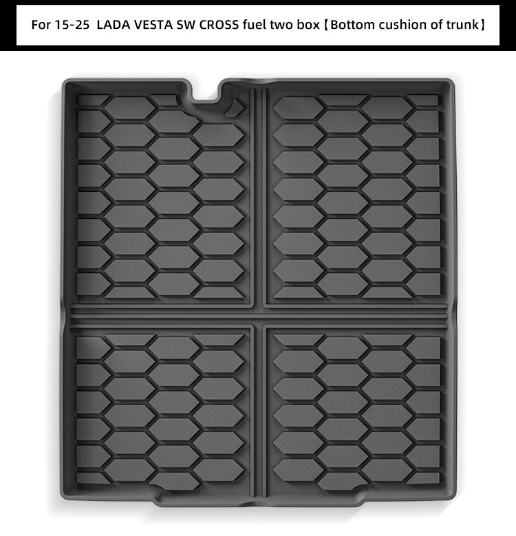 Suitable for 15-25 Lada Vesta Sw Cross Car Floor Mats Tpe Floor Mats Trunk Mats
