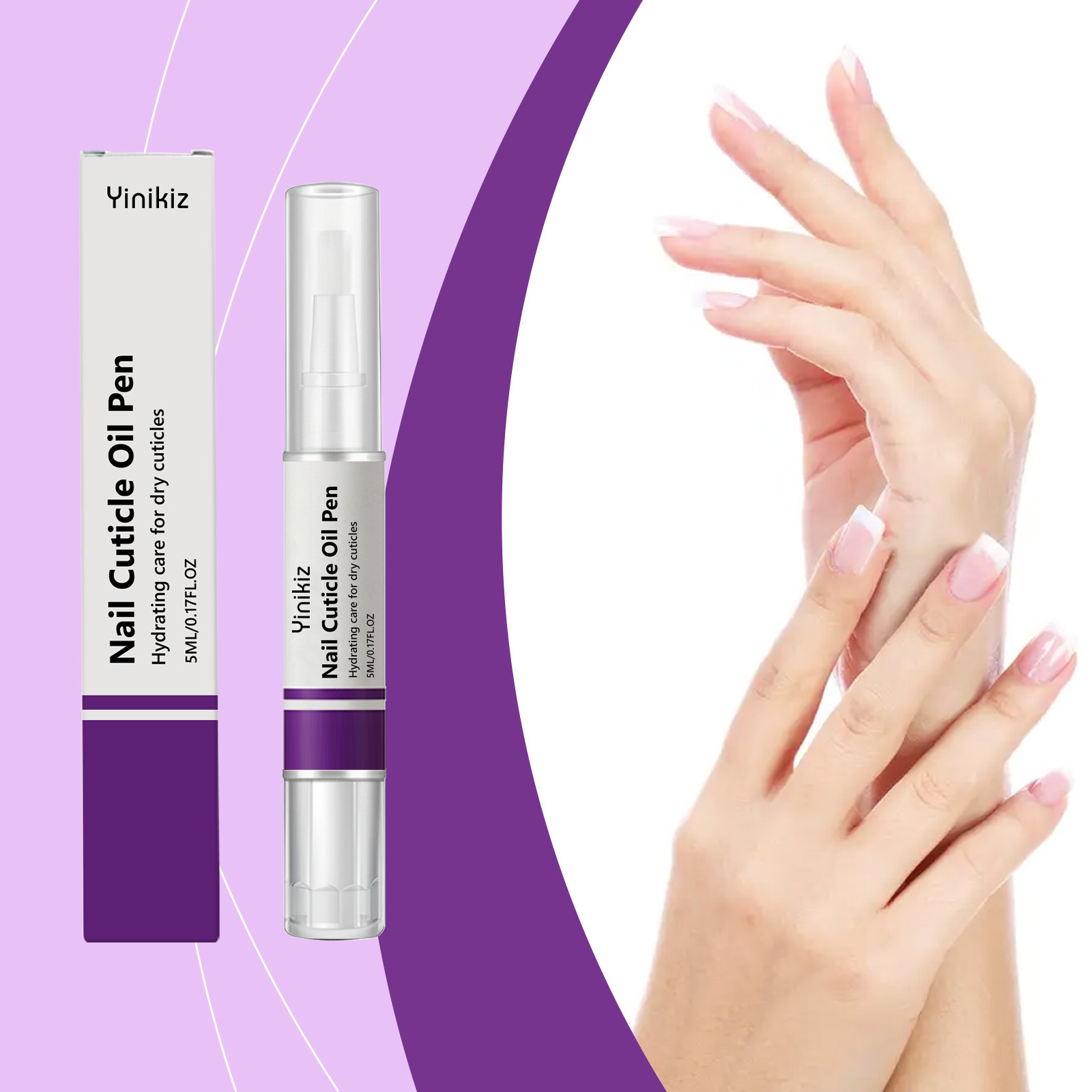Cross-border nail care pen moisturizes nail edges, removes dead skin and hangnails, and provides nail nourishment; nail essence pen