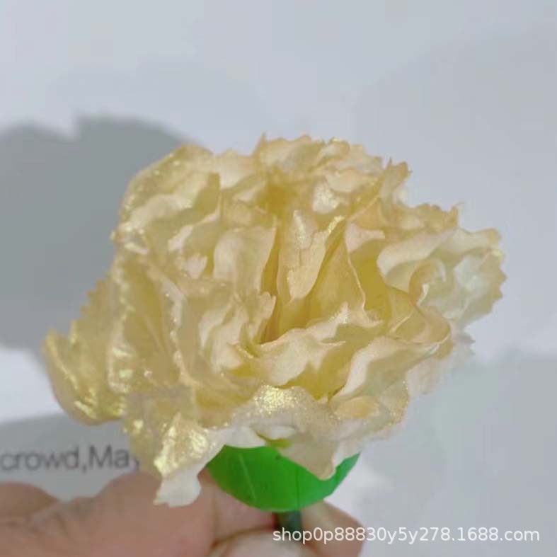 Imitación de flores claveles flor de jabón realista cabeza de flor regalo del día de la madre para las madres para los ancianos flor de jabón de clavel image 15
