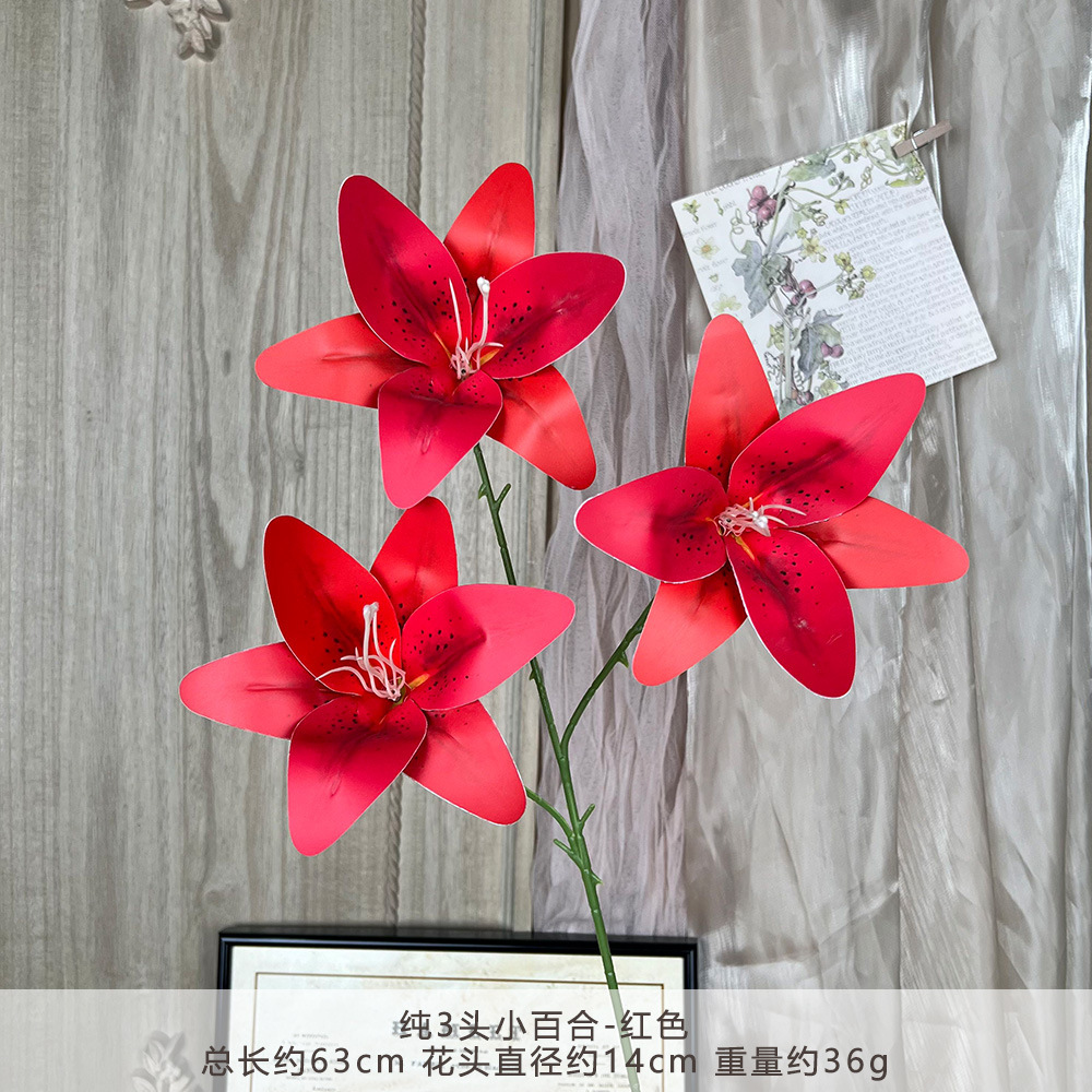 Xd-pure 3-head lily-red