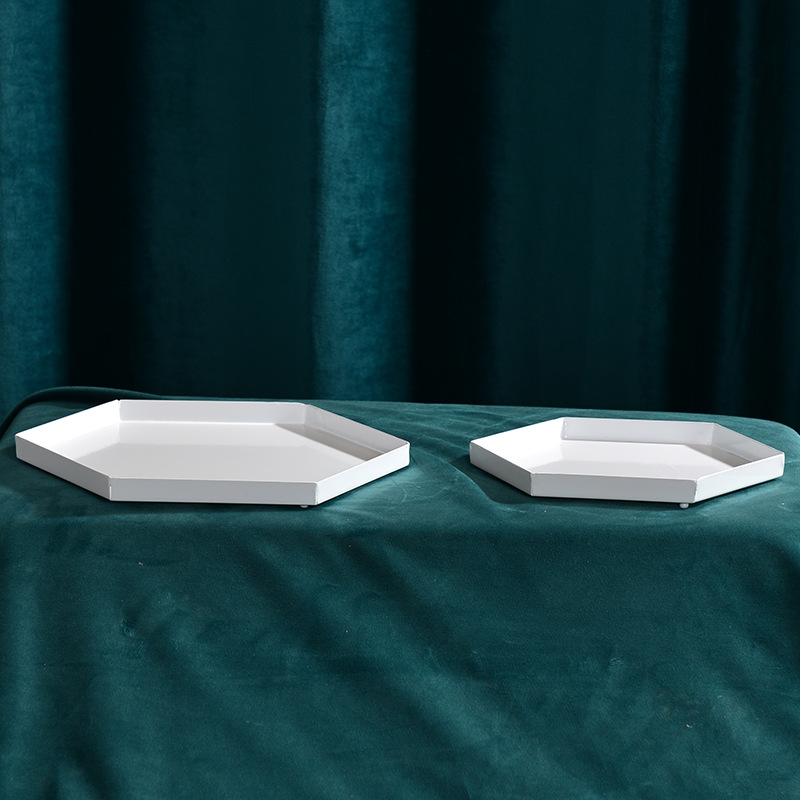 Blanco de metal de hierro postre decoración de la Mesa soporte de la tarde Europea pastel de té merienda stand comida fría té romper la Mesa image 12
