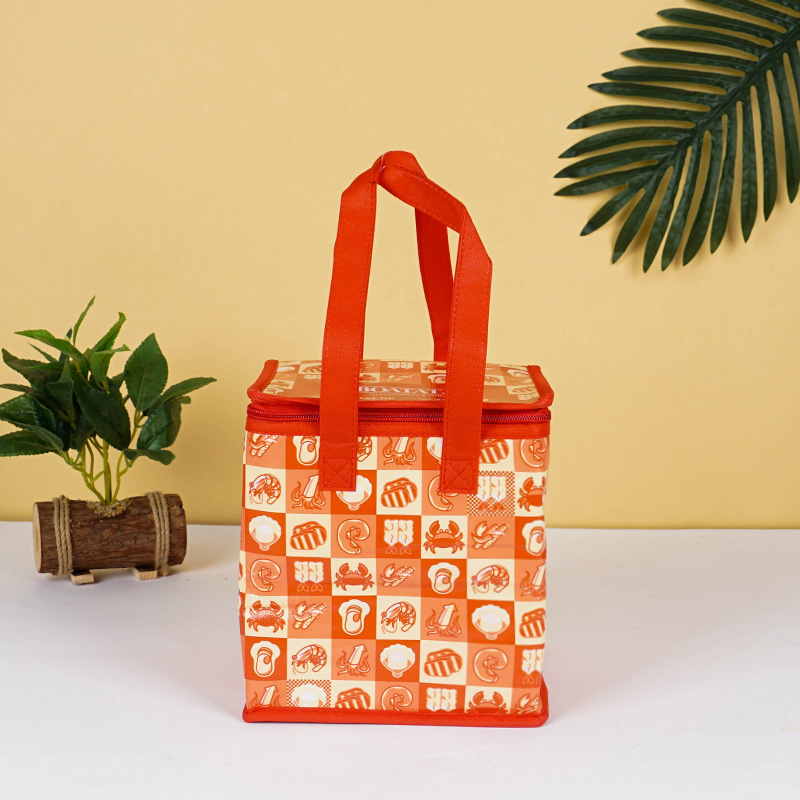 生日蛋糕铝箔珍珠棉海鲜礼包手提袋火锅外卖保温包拉链袋外卖专用