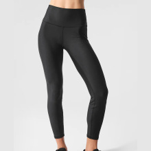 alo瑜伽服7/8珠光Airlift瑜伽裤女收腹提臀紧身裤运动瑜伽长裤女