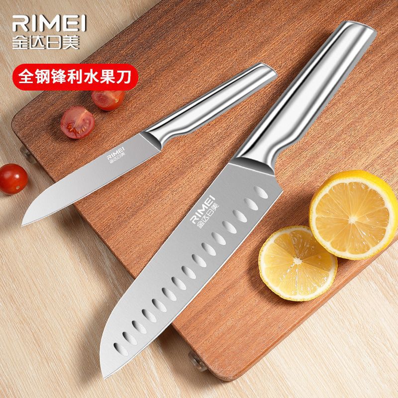 Una pequeña Jinda Rimei de acero de frutas cuchillos Sande cuchillo cuchillo de fruta cuchillo de cocina casero cuchillo de cocina