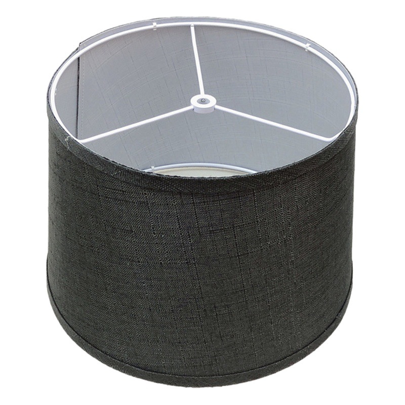 Amazon transfronteriza de ahorro de volumen desmontable plegable KD Lino pantalla cuerno titular DIY lámpara de mesa casera accesorios E27