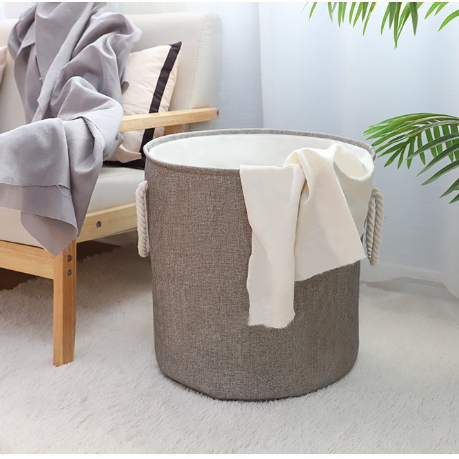 Cesta de almacenamiento de caña nórdica personalizada decoración de escritorio de papel de cuerda trenzada cesta de almacenamiento de almacenamiento de limpieza caja de almacenamiento de ropa sucia