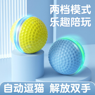 Cross-Border Cat Teasing Ball, Pet Toy Ball, Gravity Rolling Ball, Cat Self-Pleasure Ball, Bite-Resistant and Boredom-Relieving, Automatic Rolling and Noise Reduction