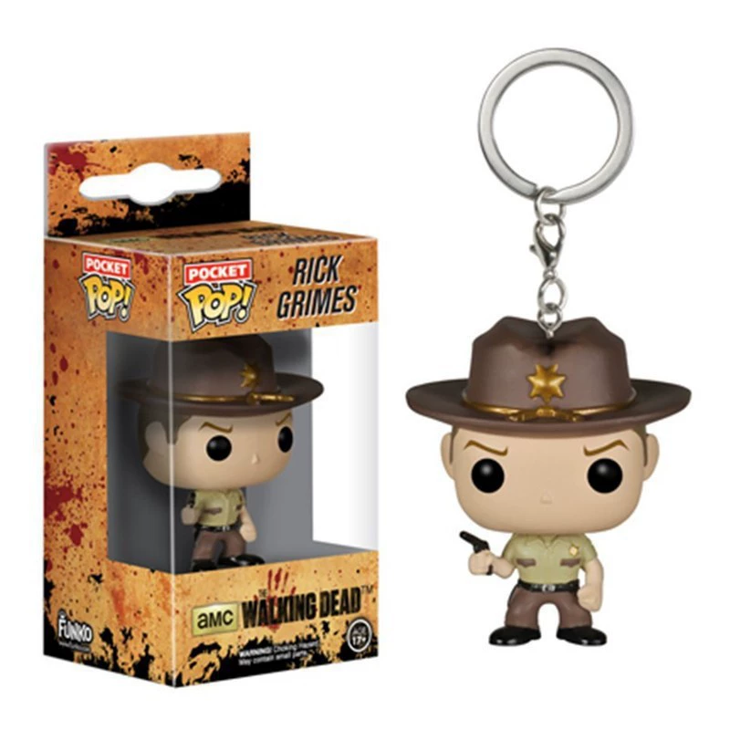 Брелок-брелленд The Walking Dead: Дэррил шериф Рик Неган (подвеска для ключей)