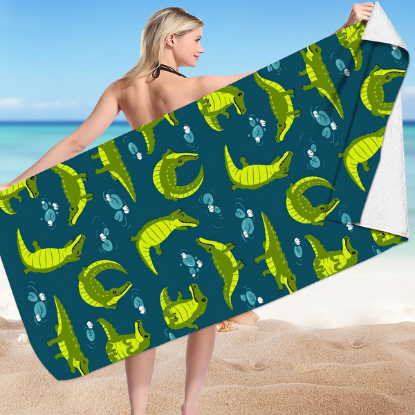 Cartoon beach shark