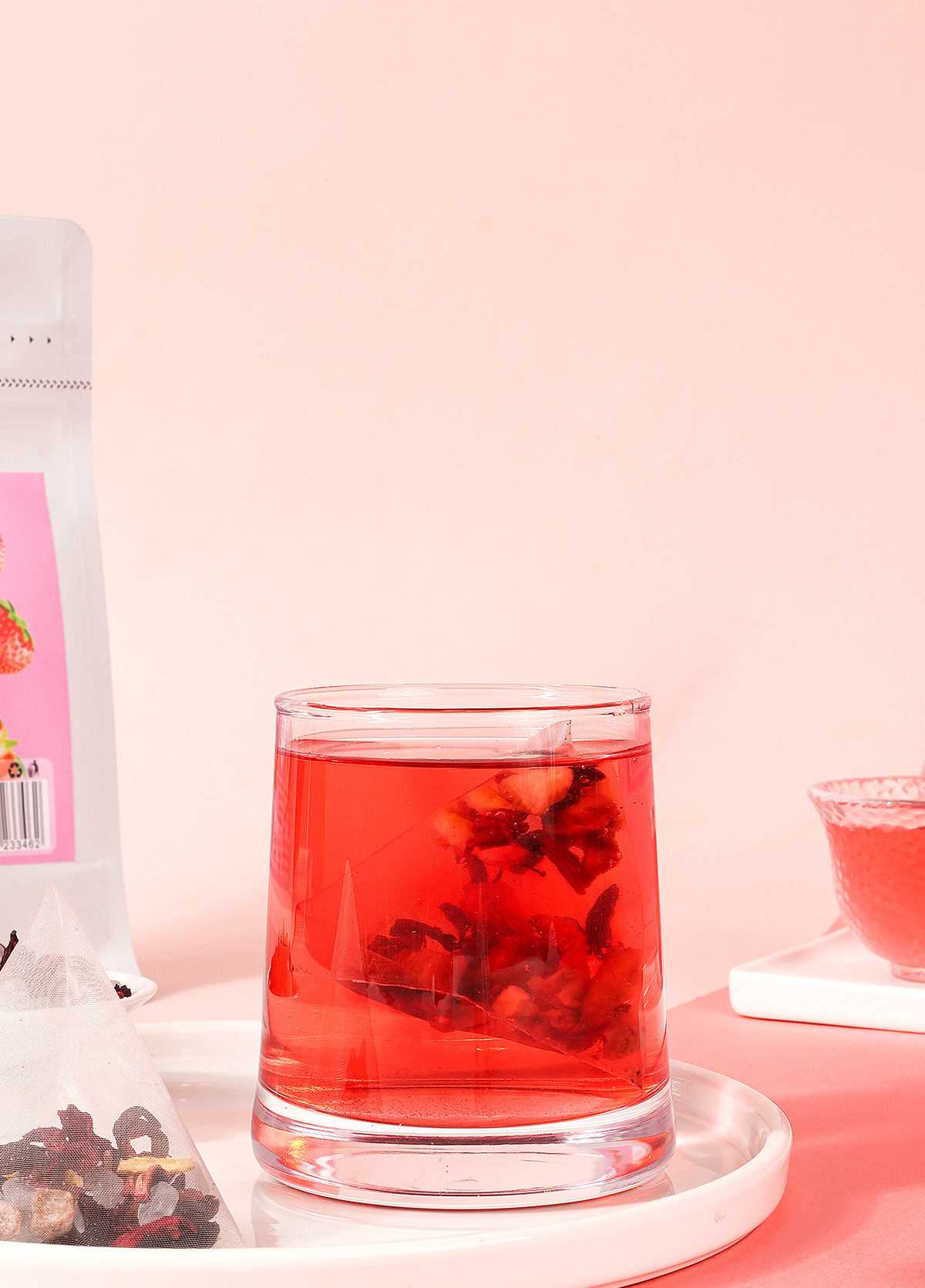 Summer Refreshing Fruit Tea Blend — Roselle, Mint & Dried Fruit Cold-Brew Sachets specifications