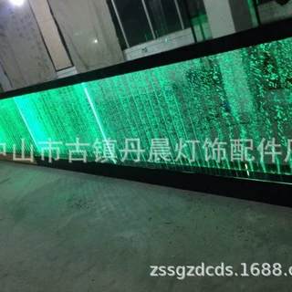 定制气泡墙装饰玄关隔断亚克力屏风水幕墙可移动背景气泡墙