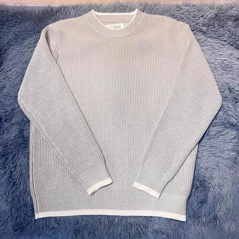 Sweater Knitwear Autumn and Winter Fashion Street Style Round Neck Long Sleeve Pullover Loose Thickened Lazy Long Style Couple's Matching Style