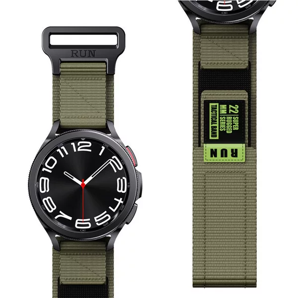 20/22 Tactical Nylon Woven Wristband in Various Sizes Suitable for Huawei/Huami/Samsung/Garmin 265 Watch Straps