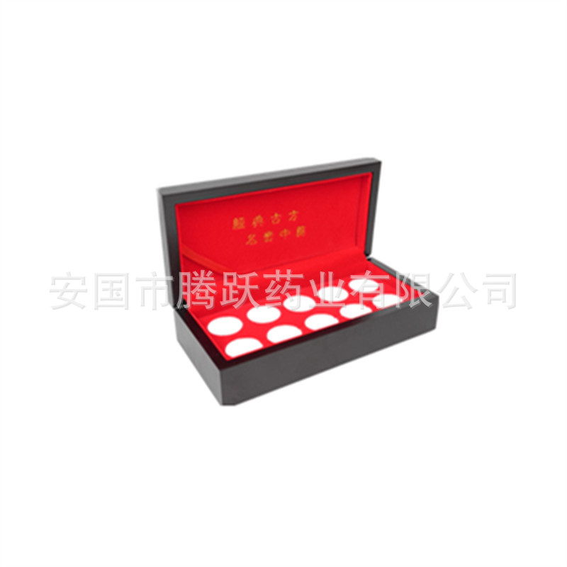 Retro Wooden Pill Gift Box 10 Slot Empty Honey Pill Packaging with Engraving and Handle Bag key features