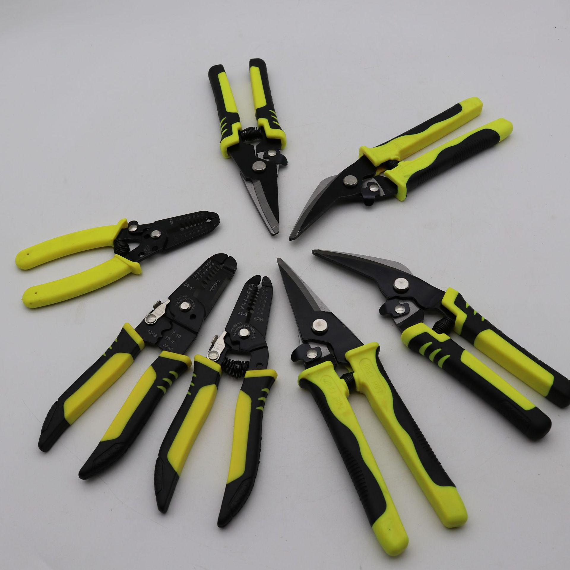 家用多功能剥线钳7寸8寸电工电缆剥皮钳剥线压线断线五金工具批发