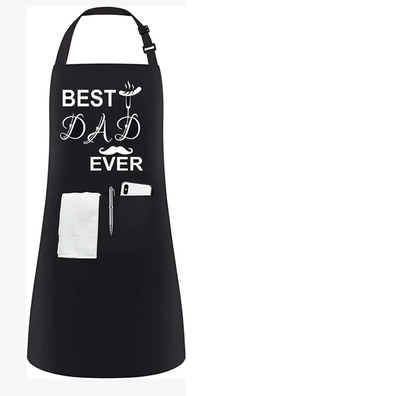 Simple Style Style Best Mom Dad Ever Apron Best Mom And Dad Father's Day Mother's Day Holiday Birthday Gift