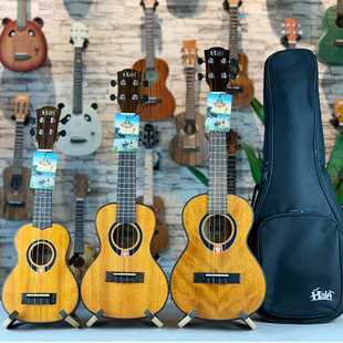 ukulele 23 inch peach blossom core edging cotton bag ukulele Hawaiian four-string small guitar ukulele