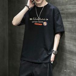 Workwear-durable and stain-resistant loose-fit mens t-shirt for men, workwear, construction site workers, short-sleeve t-shirt for men