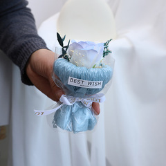 ミニポケットの花束の小さい香りの風の乾いた花の花束の卸売りの520バレンタインデーは彼女に永遠の命の石鹸の花の告白を送ります。