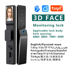 TTlockmonitorwaterprooftuya涂鸦智能门锁3DfaceSmartlock指纹锁
