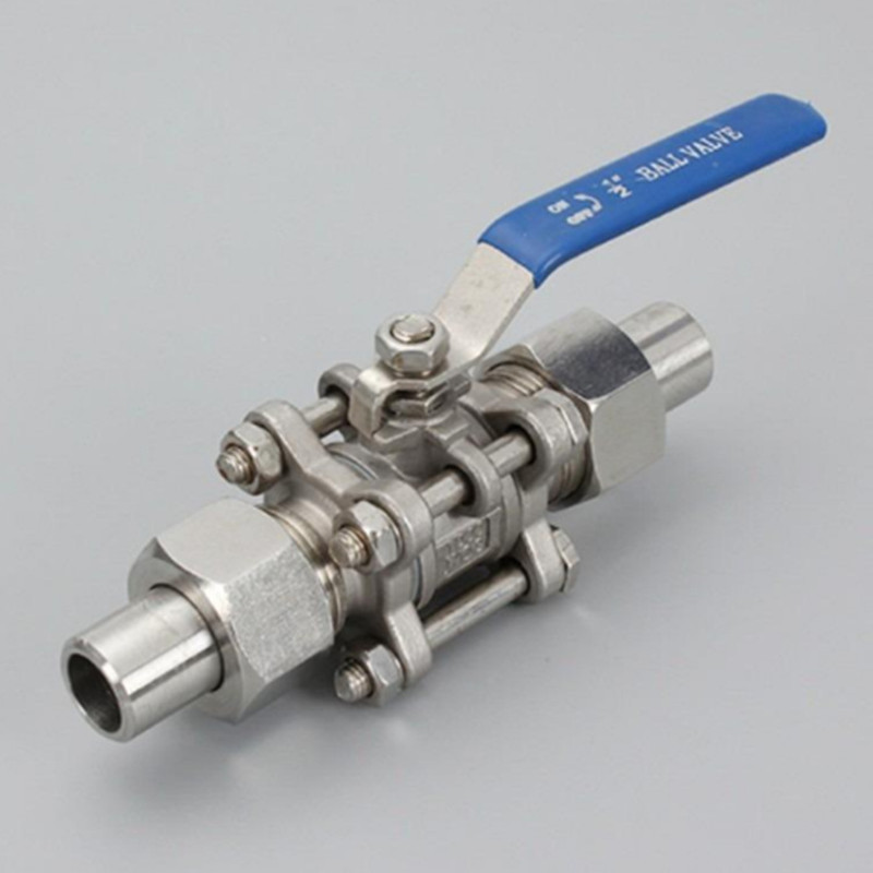 供应Q21F-16P不锈钢双外螺纹球阀 两片式手动球阀二片式内外螺纹