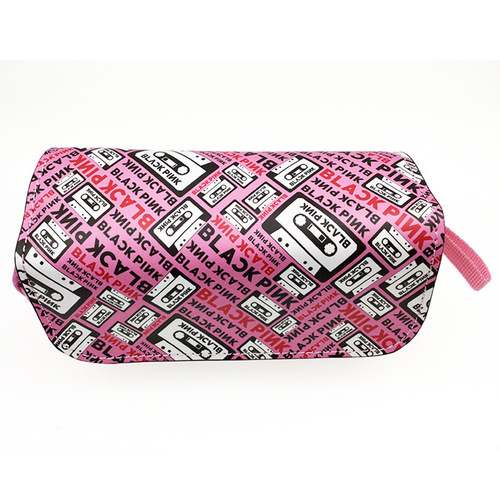 Star Idol Double Zipper Pencil Bag Primary and Secondary School Double Layer Large Capacity Stationery Box Storage Bag Pencil Box Bag