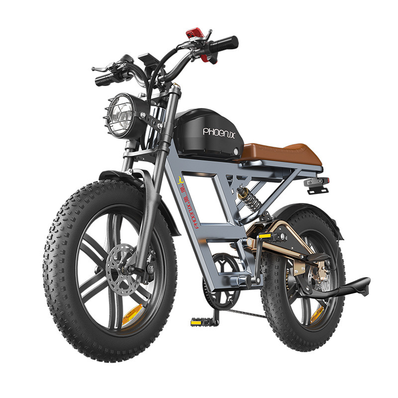 Productos genuinos Phoenix snowmobile montaña multi-amortiguación de aleación de aluminio 1000W batería de coche