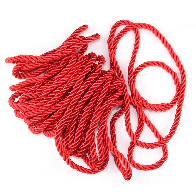 Cereza 5m 10m adultos atado atado cuerda de cáñamo suave cuerda de seda femenina de alta elasticidad SM cuerda de algodón