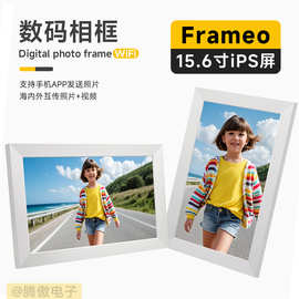 跨境新款15.6寸Frameo数码相框ips高清电子相框手机传输图片视频